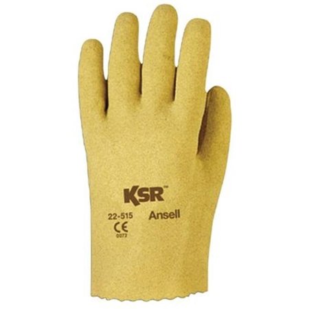 ANSELL Ansell 012-22-515-9 Ksr Knit-Lined Vinyl-Coated Gloves - Size 9 012-22-515-9